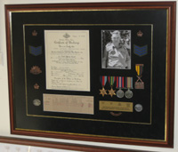 Specialist Framers in Medals and Badges